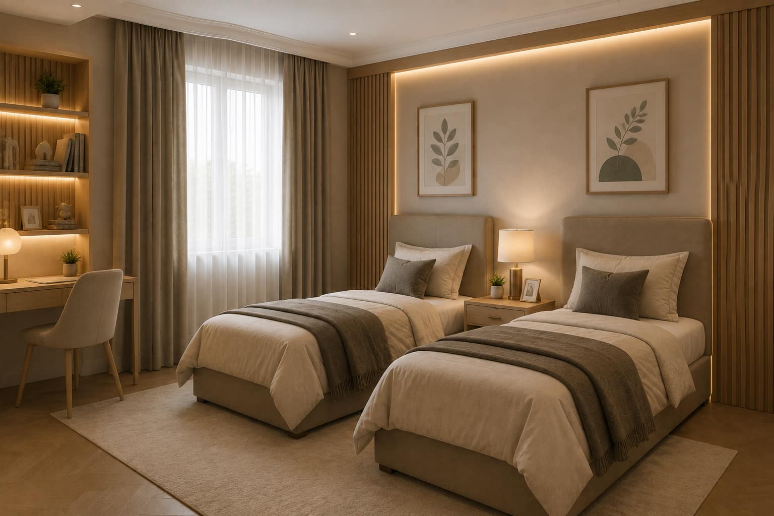 Twin Kids Bedroom